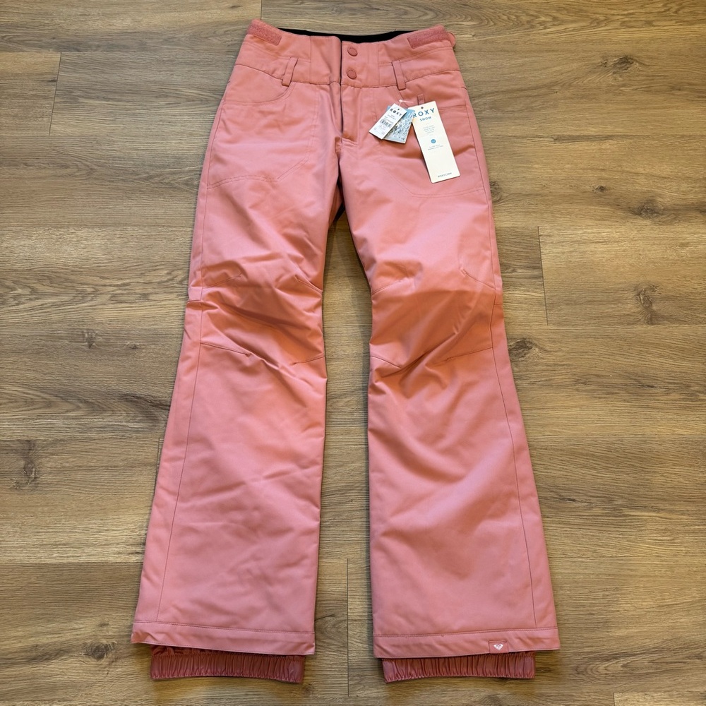 Roxy Girl Dusty Pink Technical Ski Snowboard Pants Brand New